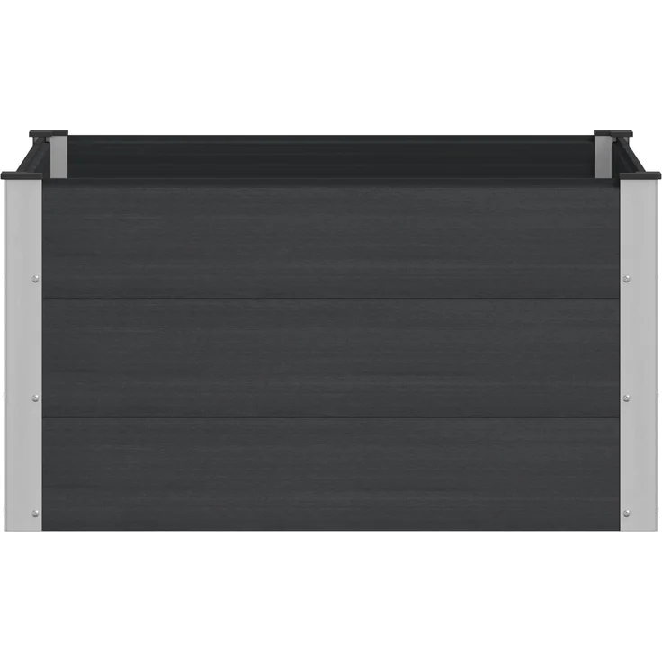 vidaXL Hochbeet Schwarz 100 x 100 x 54 cm 42038978 – Bild 2