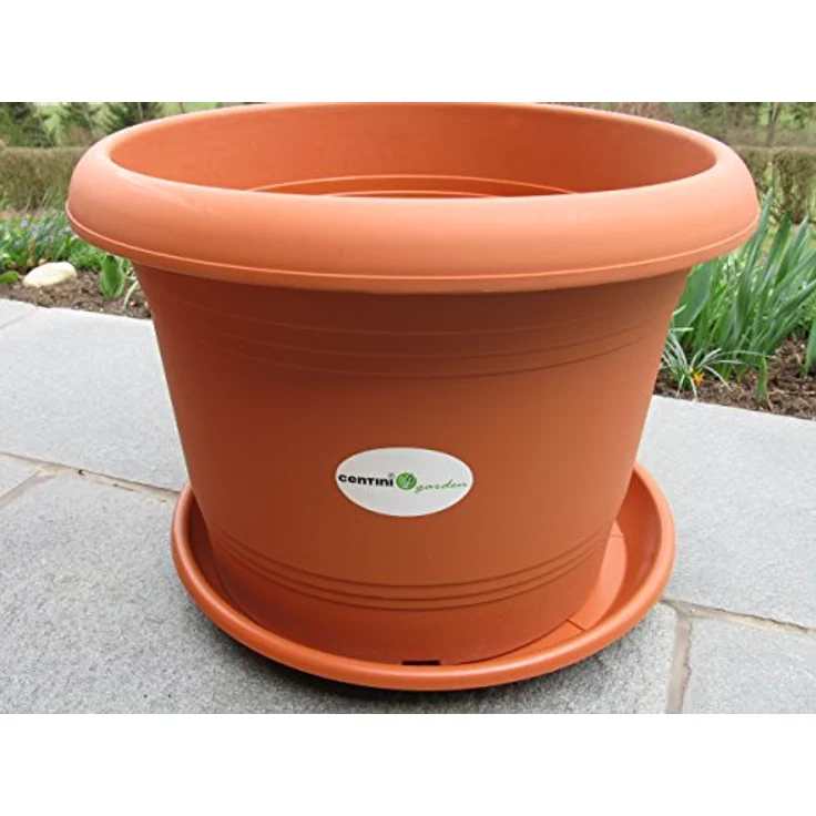 Livinja Pflanzkübel Zylinder terra d= 30 cm Außenmaß H= 21 cm – Bild 2