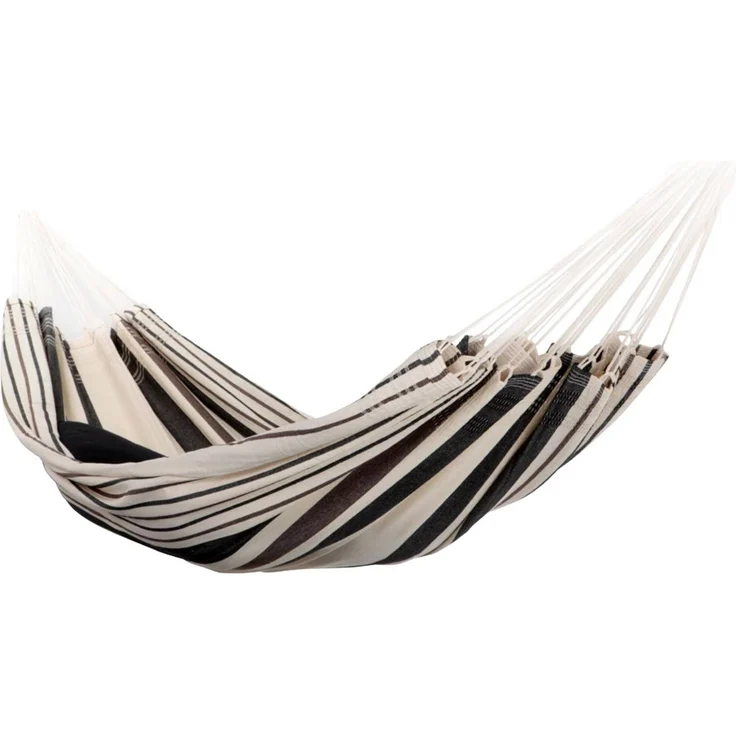MacaMex Doppel-Hängematte Brasil Comfort Premium Cafe, Braun, 170 cm x 400 cm – Bild 2