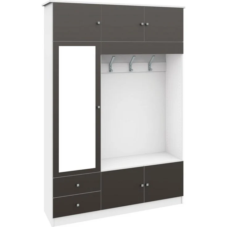 borchardt Möbel Garderobenschrank Kompakta Höhe 202 cm – Bild 4