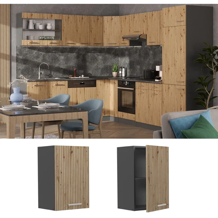 Hängeschrank R-Line Artisan-Eiche 40 cm Vicco – Bild 2