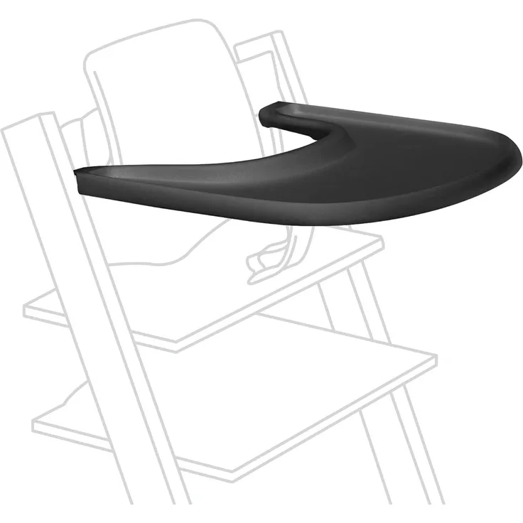 Stokke Tray für 'Tripp Trapp' Hochstuhl, schwarz