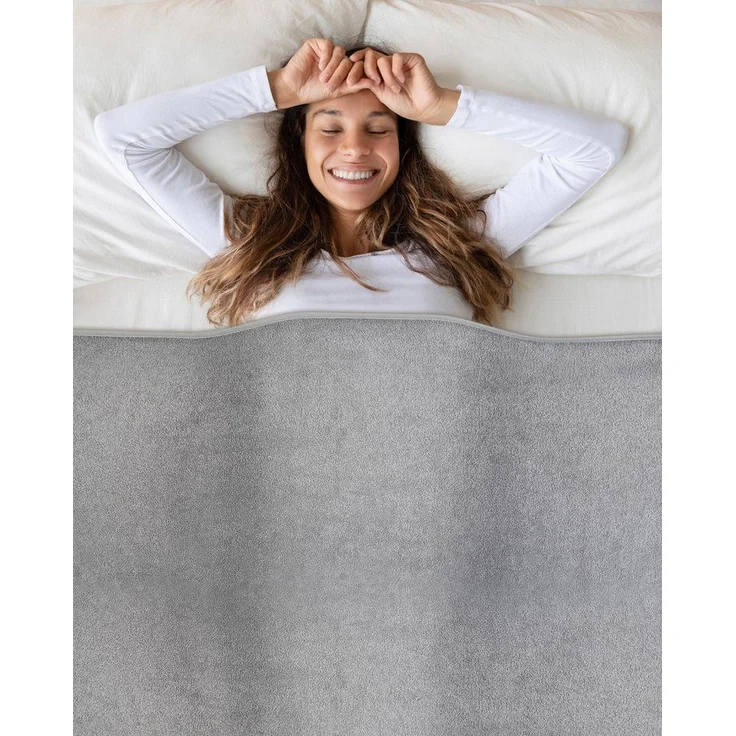 Wohndecke Frotteedecke 100% Baumwolle - Sommerdecke, Kuscheldecke, Laynenburg, Baumwolldecke als Sommer, Bett-Überwurf, Couch-Überwurf, Sofa-Decke – Bild 2