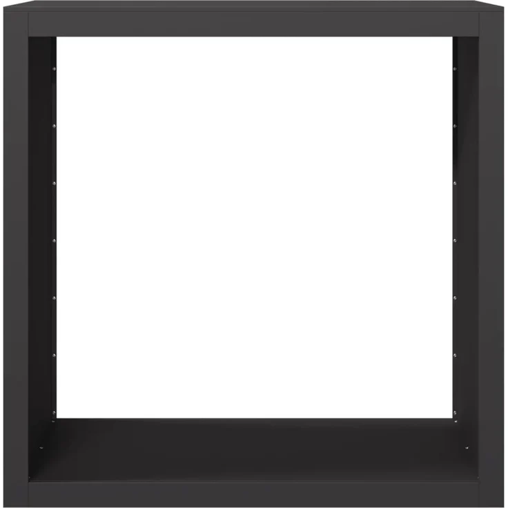 vidaXL Brennholzregal Schwarz 100x40x100 cm Stahl 850968 – Bild 4