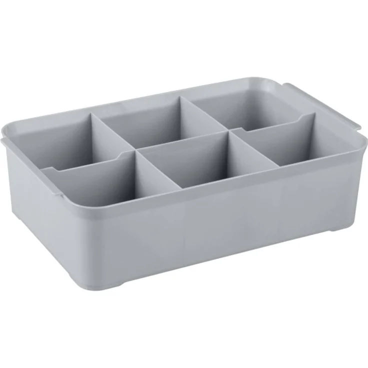 Curver 243860 HANDY Aufbewahrungsbox 275 x 175 x 75 mm silber 1 Stück