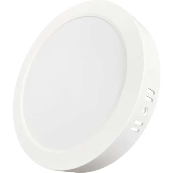LUXULA LED Aufbauspot flach Weiß, 24W 2400lm, IP44, CCT 3000K-6000K einstellbar, Deckenlampe für Bad, Küche, Flur & Wohnzimmer