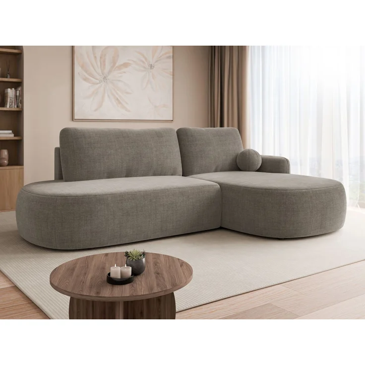 Mirjan24 Ecksofa Loridu O (Farbe: Golden 26, Seite: Rechts), 90 x 174 x 274 cm – Bild 3
