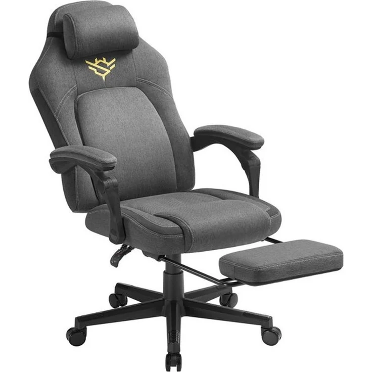 SONGMICS HOME Bürostuhl Gaming-Stuhl, Computerstuhl mit Fußstütze – Bild 4