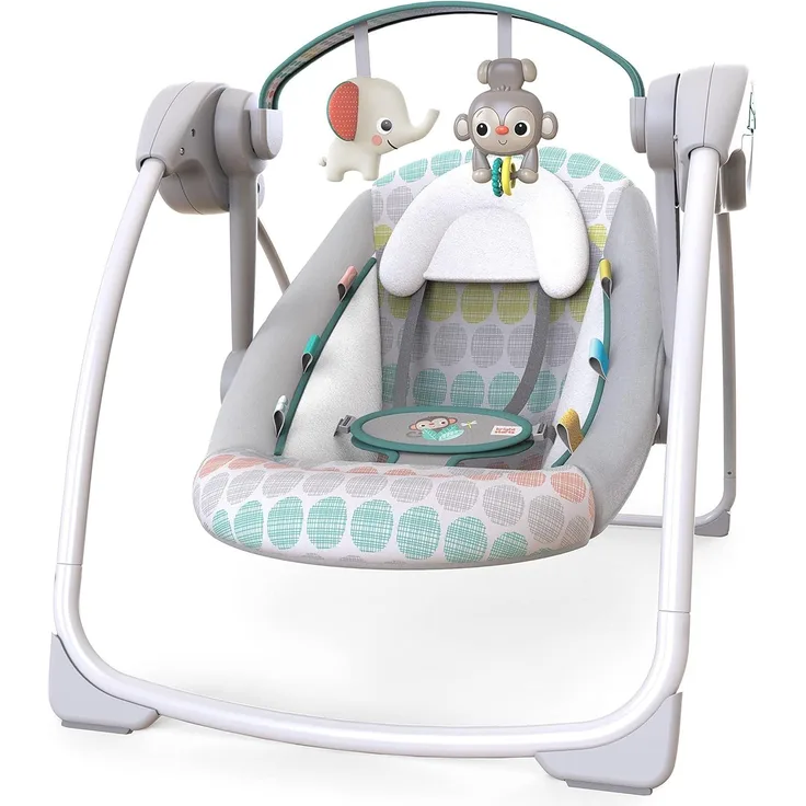 Ingenuity Babyschaukel Whimscal Wild, bunt