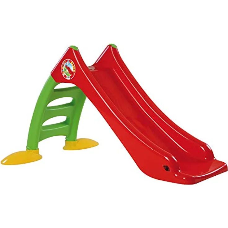 Dohany 2in1 Kinderrutsche Wasserrutsche freistehend Rutschbahn Rutschlänge 120 cm (rot/grün) – Bild 2