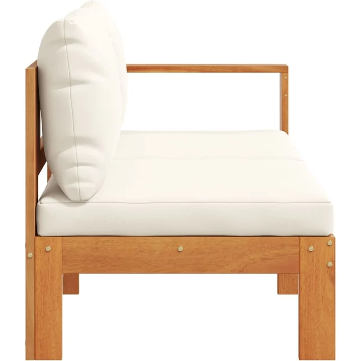 vidaXL Gartensofa mit 1 Armlehne 2-Sitzer Massivholz Akazie 367624 – Bild 4