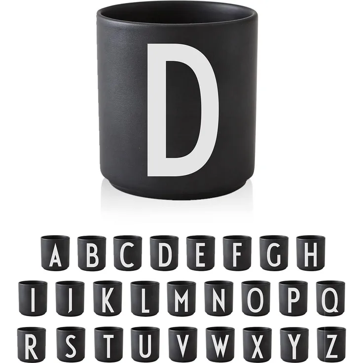 Design Letters Tasse Schwarz D 10204000D