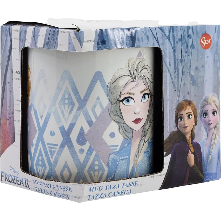 Tasse mit Frozen Motiv 325ml aus Keramik Anna & Elsa 11oz Kindertasse Mädchen – Bild 4