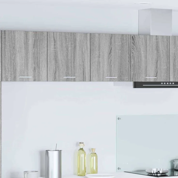 vidaXL Hängeschrank Sonoma-Grau 80 x 31 x 40 cm Holzwerkstoff 884183 – Bild 1
