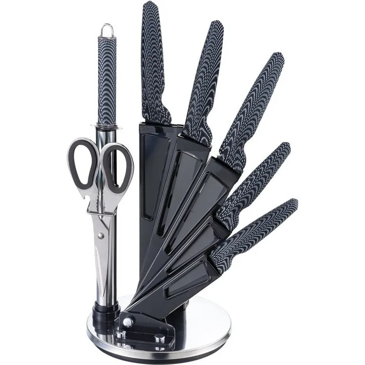 Messer-Set mit Messerblock 8-tlg.