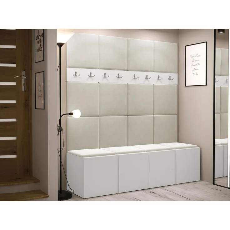 Garderoben-Set Monati V, Weiß, Farbe: Manila 02