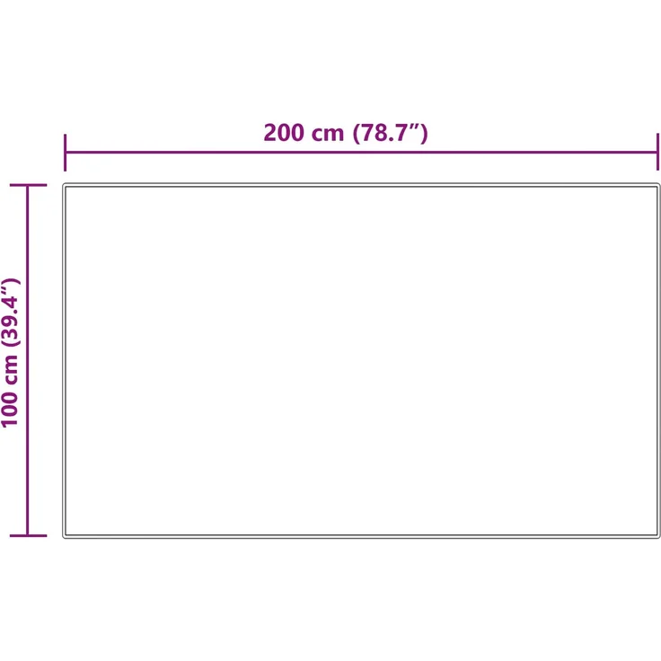 vidaXL Teppich aus Kunstschaffell TAFALLA Creme 100 x 200 cm Polyester 42021503 – Bild 10