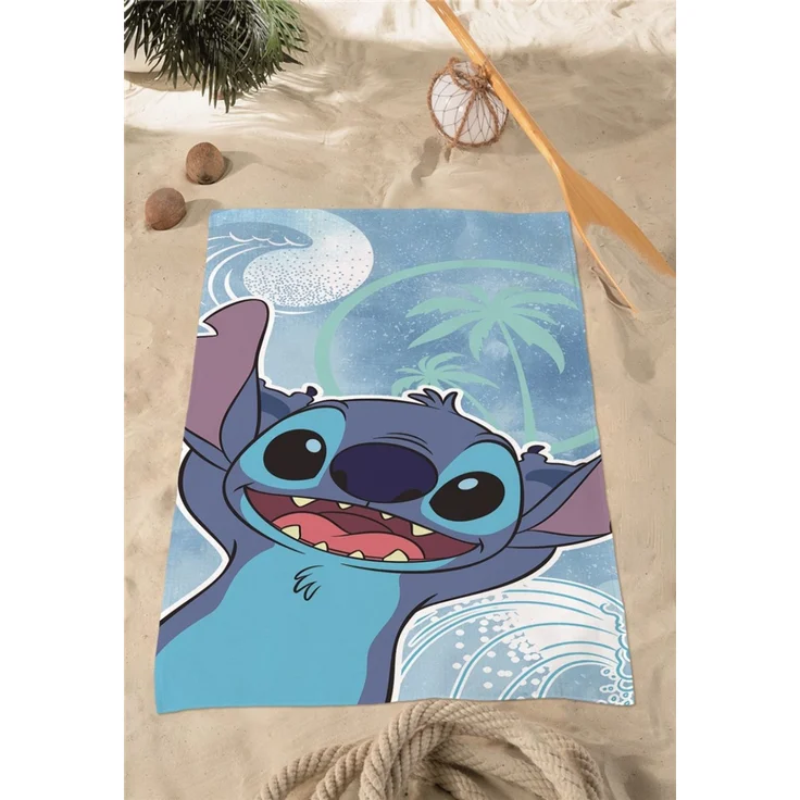 Disney Stitch Strandtuch Baumwolle 70 × 140 cm für Urlaub und Strand – Bild 4