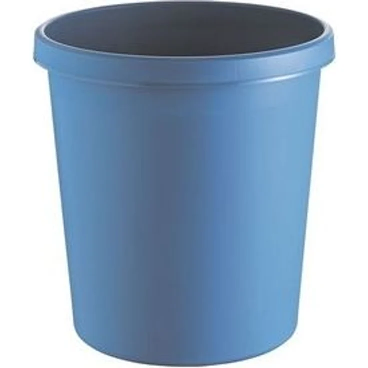 Helit Papierkorb rund 18l blau – Bild 4