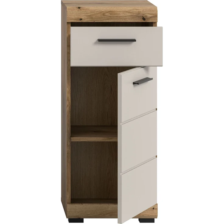 Standschrank B/H/T: 37x88x31 cm in Evoak Oak Nachbildung – Bild 3