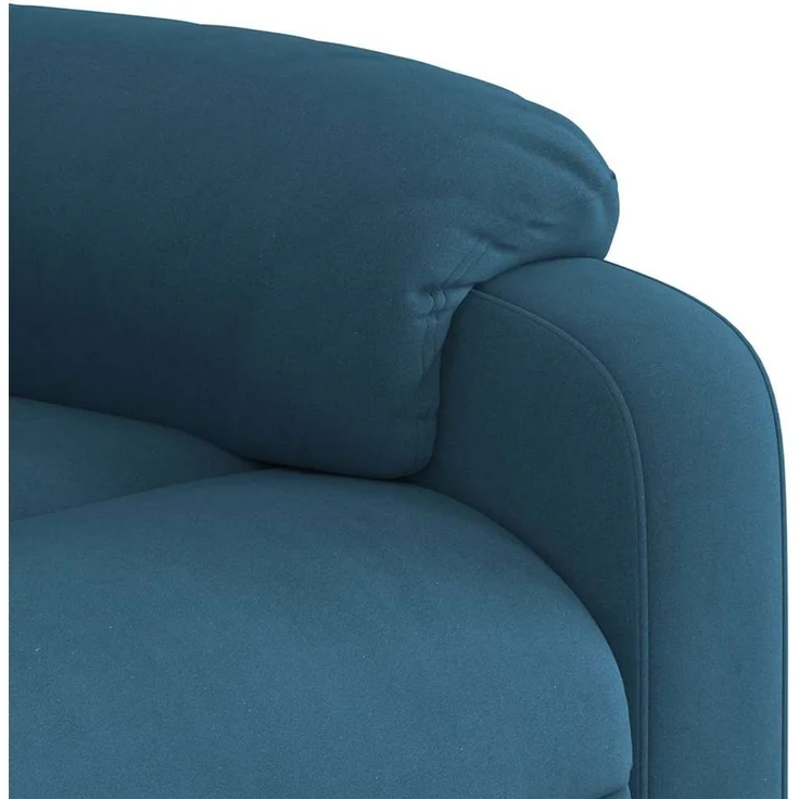 vidaXL Massagesessel mit Aufstehhilfe Blau Samt 3205113 – Bild 11