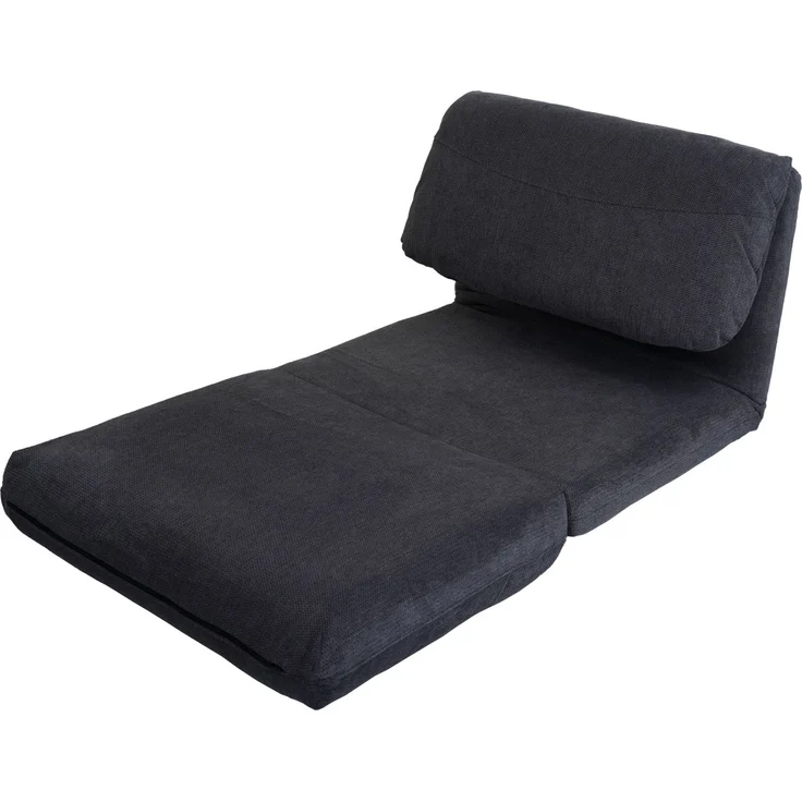 Schlafsessel HWC-E68, Schlafsofa Funktionssessel Klappsessel Relaxsessel, Stoff/Textil ~ dunkelgrau – Bild 7