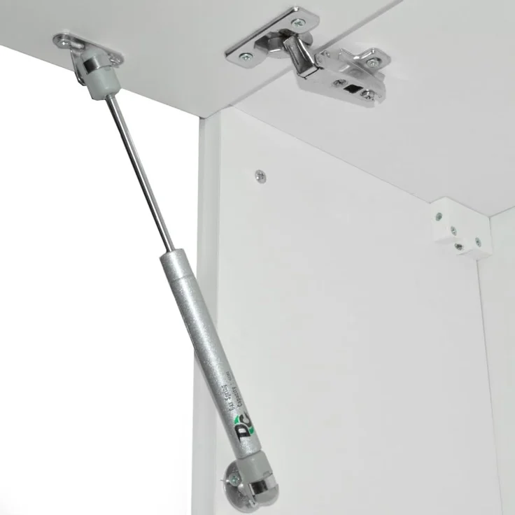 Eckküche R-Line Sonoma/Weiß 187 x 167 cm, AP Marmor mit LED-Leisten Vicco – Bild 8