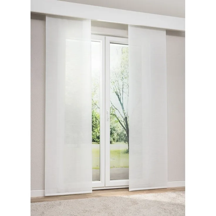 LYSEL® Schiebegardine Manakara, (1 St), transparent, HxB 245x60cm