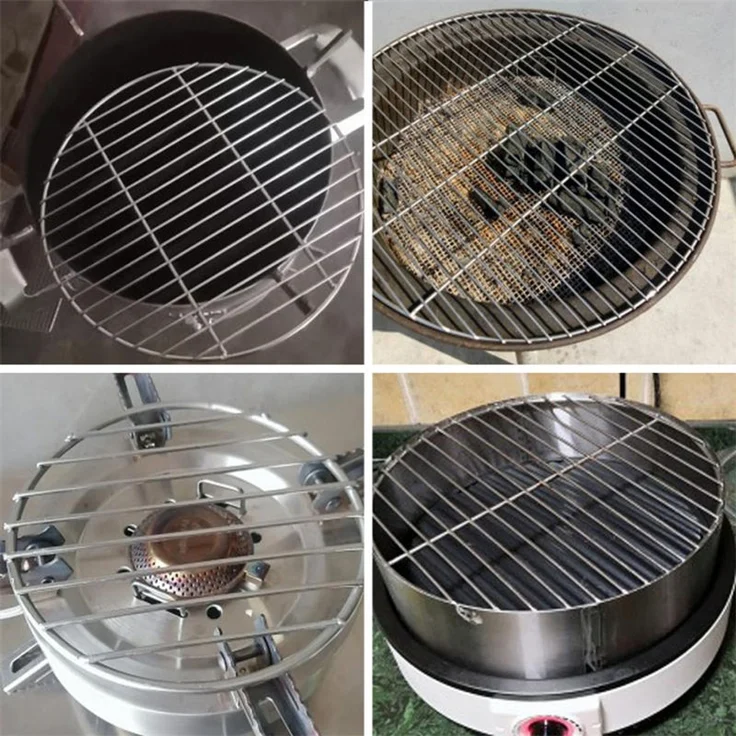 ABC Runder Grillrost aus Edelstahl, 45 cm, für Grill und Backofen – Bild 3
