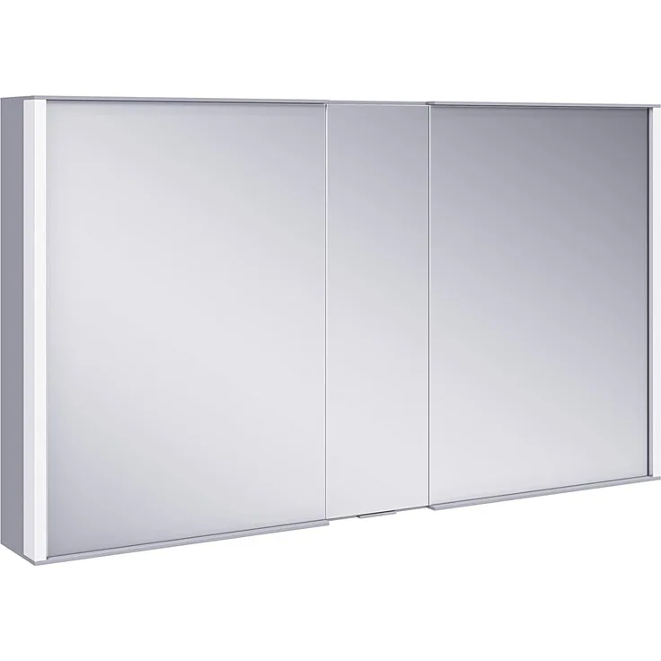 Keuco Royal Match Spiegelschrank 12804, 2 Drehtüren mit Doppelspiegel, 1200 mm - 12804171301