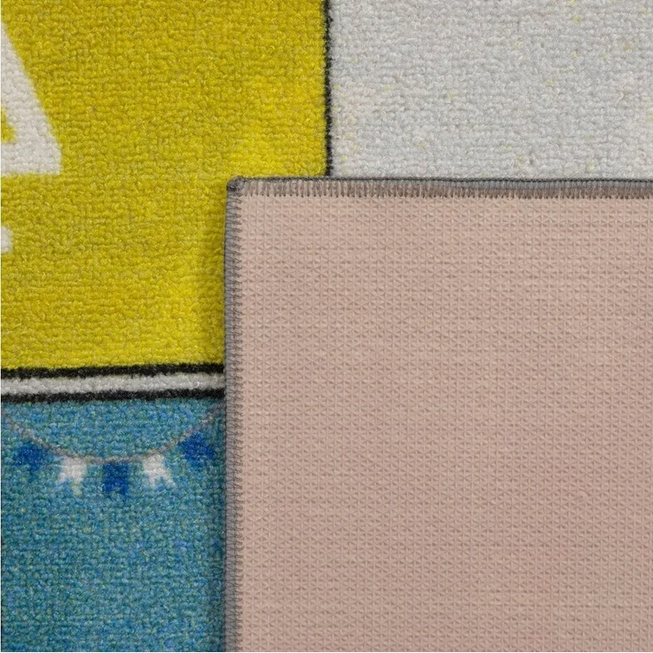 Carpettex Kinderteppich Himmel und Hölle, Rechteckig, Höhe: 7 mm, Teppich Kinderzimmer Himmel und Hölle Rutschfest Waschbar – Bild 2