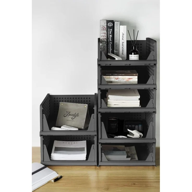 Skye Decor 'Lavine - Anthracite' Kunststoff-Mehrzweckregal, Anthrazit, 33,5 x 55,5 x 43 cm – Bild 1