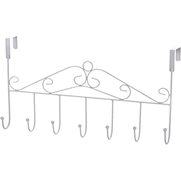 BAYLI Türgarderobe 2er Set 42,5cm Türgarderobe Metall für Montage über der Tür, Kleiderh – Bild 2