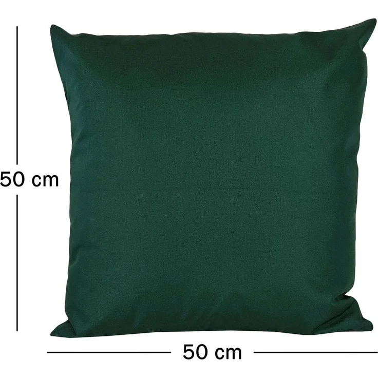 JACK Kissenbezüge 2er Set 50x50cm Outdoor Wasserfest, (2 Stück), 2x Kissenhülle, strapazierfähig, wasserabweisend, Innen & Außen – Bild 4