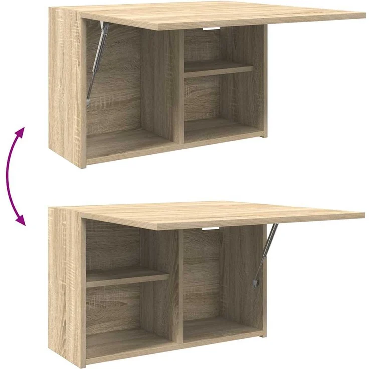 vidaXL Bad-Wandschrank Sonoma-Eiche 60x25x40 cm Holzwerkstoff 860069 – Bild 8