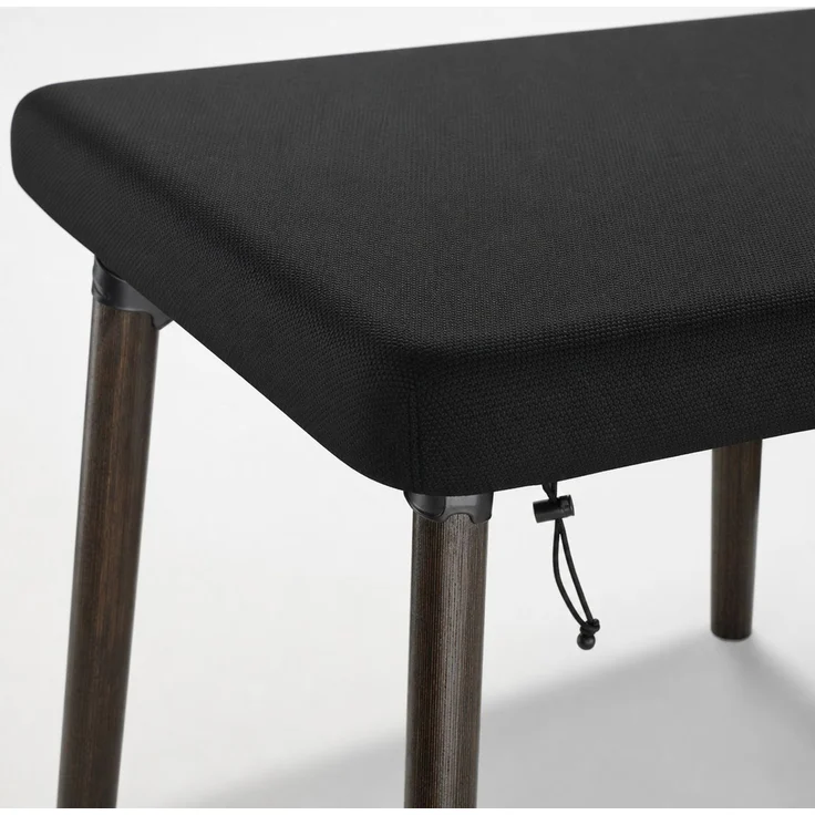 Outdoor-Möbel-Schutzhülle, 420D Oxford-Gewebe, Schwarz, 180 x 100 x 15 cm, wasserdicht, staubdicht – Bild 3