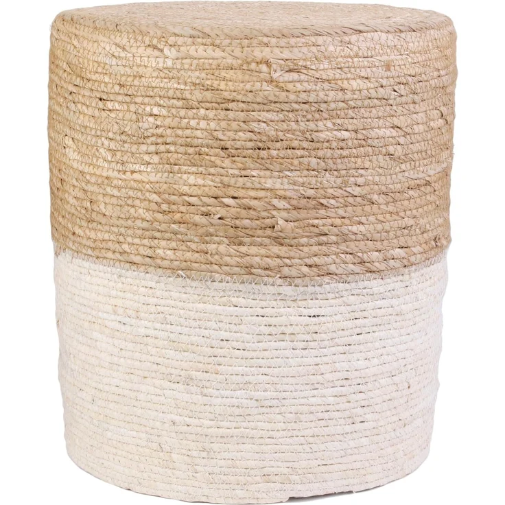 HOME DECO FACTORY Lagoon Sitzsack, 35 x 35 x 41 cm, Beige/Sandblau