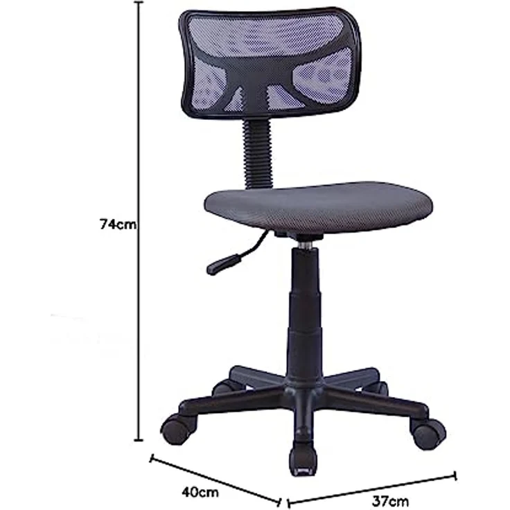 IDIMEX Drehstuhl MILAN, Kinderdrehstuhl Schreibtischstuhl Kinder Bürostuhl drehbar – Bild 2