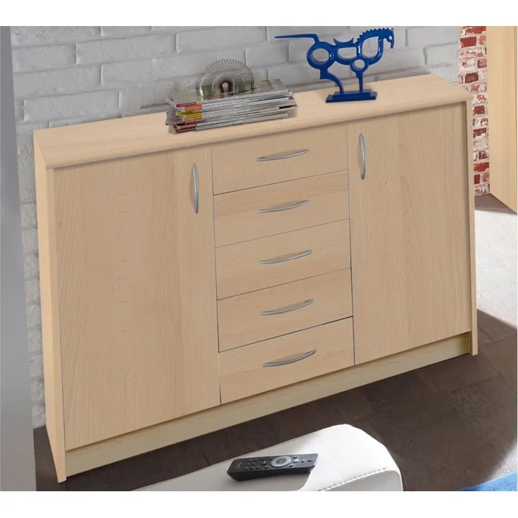 Kommode 'Olli' in Buche - 109 x 86 x 35 cm (BxHxT)