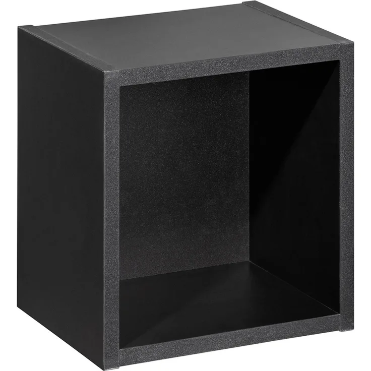 Badezimmer Regal 27x25 cm, schwarz, NEWPORT-56-BLACK