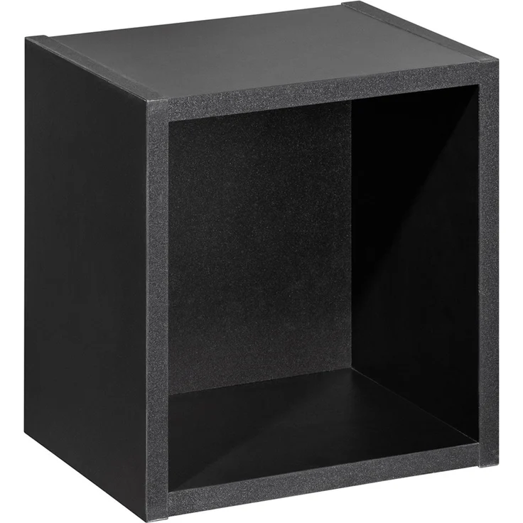 Badezimmer Regal 27x25 cm, schwarz, NEWPORT-56-BLACK – Bild 1