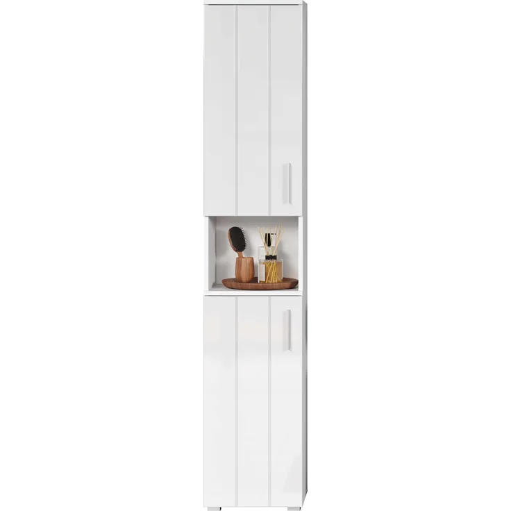 Trendteam 'Wons' Hochschrank Badezimmer, weiß, 37 x 192 x 31 cm