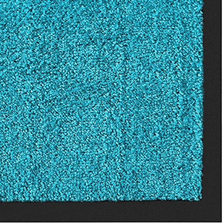 etm® Schmutzfangmatte - Fußmatte in vielen Größen - Türmatte Fußabstreifer für Haustür innen und außen (Türkis, 60x90 cm) – Bild 6