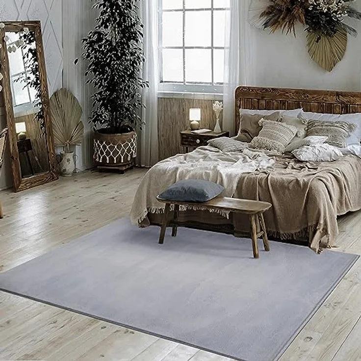Mia's Teppiche Nova kuschelig Warmer Fellteppich, weich und elegant, waschbar und Fußbodenheizung geeignet, Öko-Tex Zertifiziert
