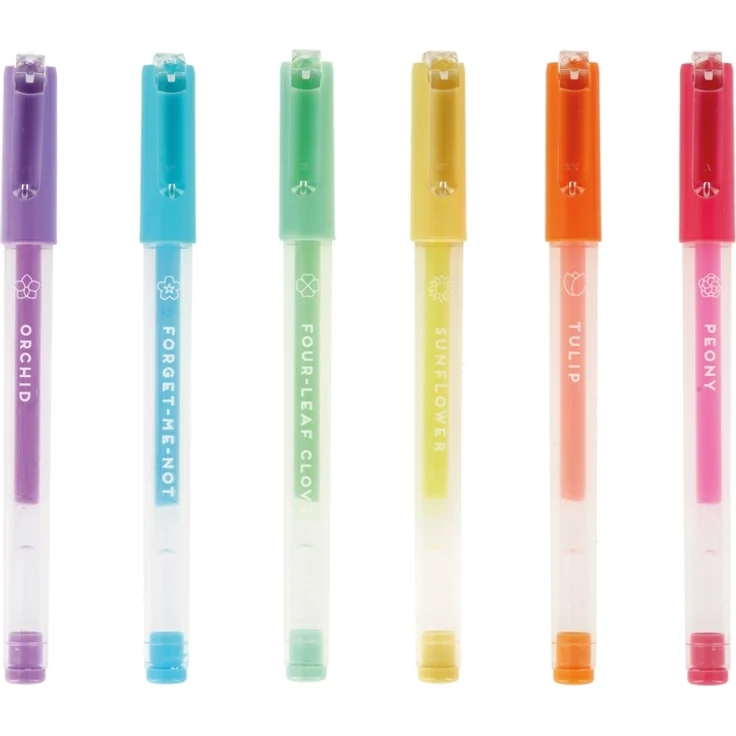 Legami Mini Gelstifte Im 6er-Set Spring Is In The Air Pastel Colours