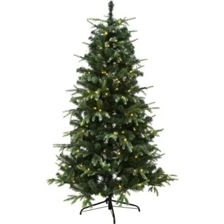 Künstlicher Weihnachtsbaum PE/PVC VIGA Klasse A 200x134 cm mit LED NORDIC WINTER (780-217)