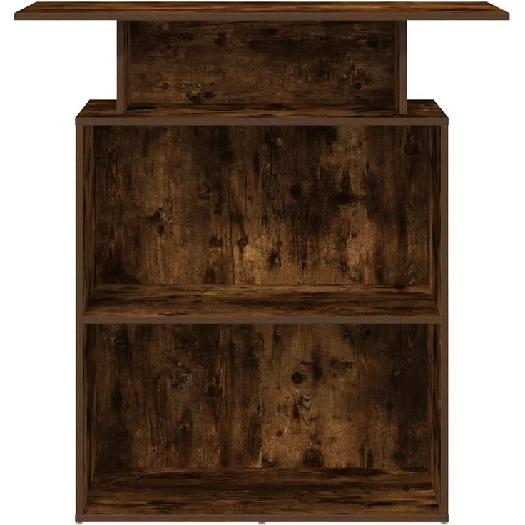 vidaXL Empfangstheke Räuchereiche 100x40x104 cm Holzwerkstoff 859055 – Bild 4