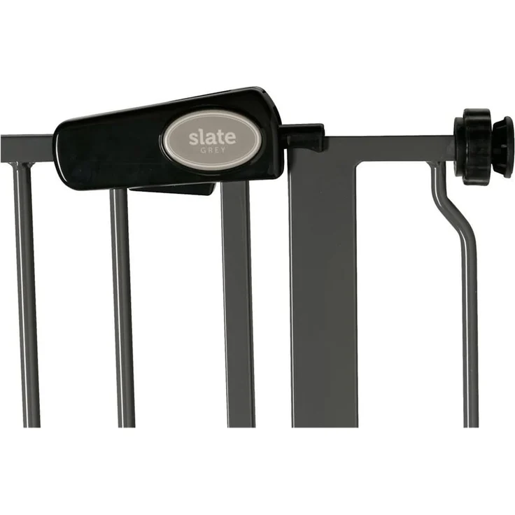 Bettacare Haustiergitter mit Verriegelbarer Katzenklappe, 68.5cm - 75cm, Schiefergrau, 104cm in der Höhe, Extra Hohes Haustier Sicherheitsgitter mit Katzenklappe, Einfache Installation – Bild 8