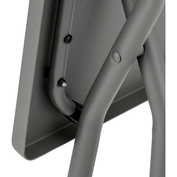 BALCONY Tisch 70x70, Metallgestell, Farbe: Titane, klappbar – Bild 9