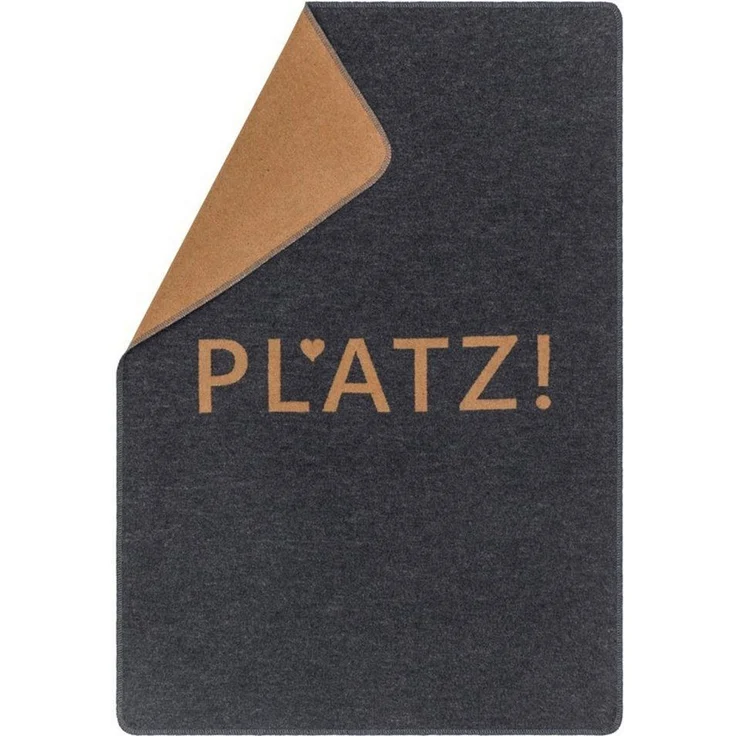 DAVID FUSSENEGGER Tierdecke David Fussenegger Hundedecke 'Platz...' 70 x 90 cm Anthrazit – Bild 5